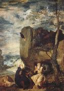 Diego Velazquez Saint Antoine abbe et Saint Paul ermite (df02) oil painting